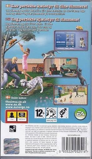 The Sims 2 Pets - PSP Spil (Genbrug)